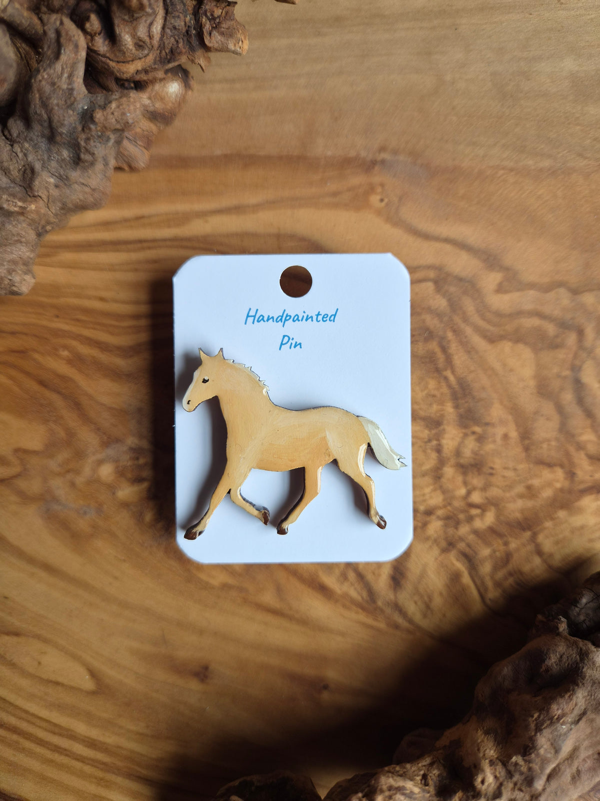 Horse Pins – Hand-Painted Wooden Pin Badge
