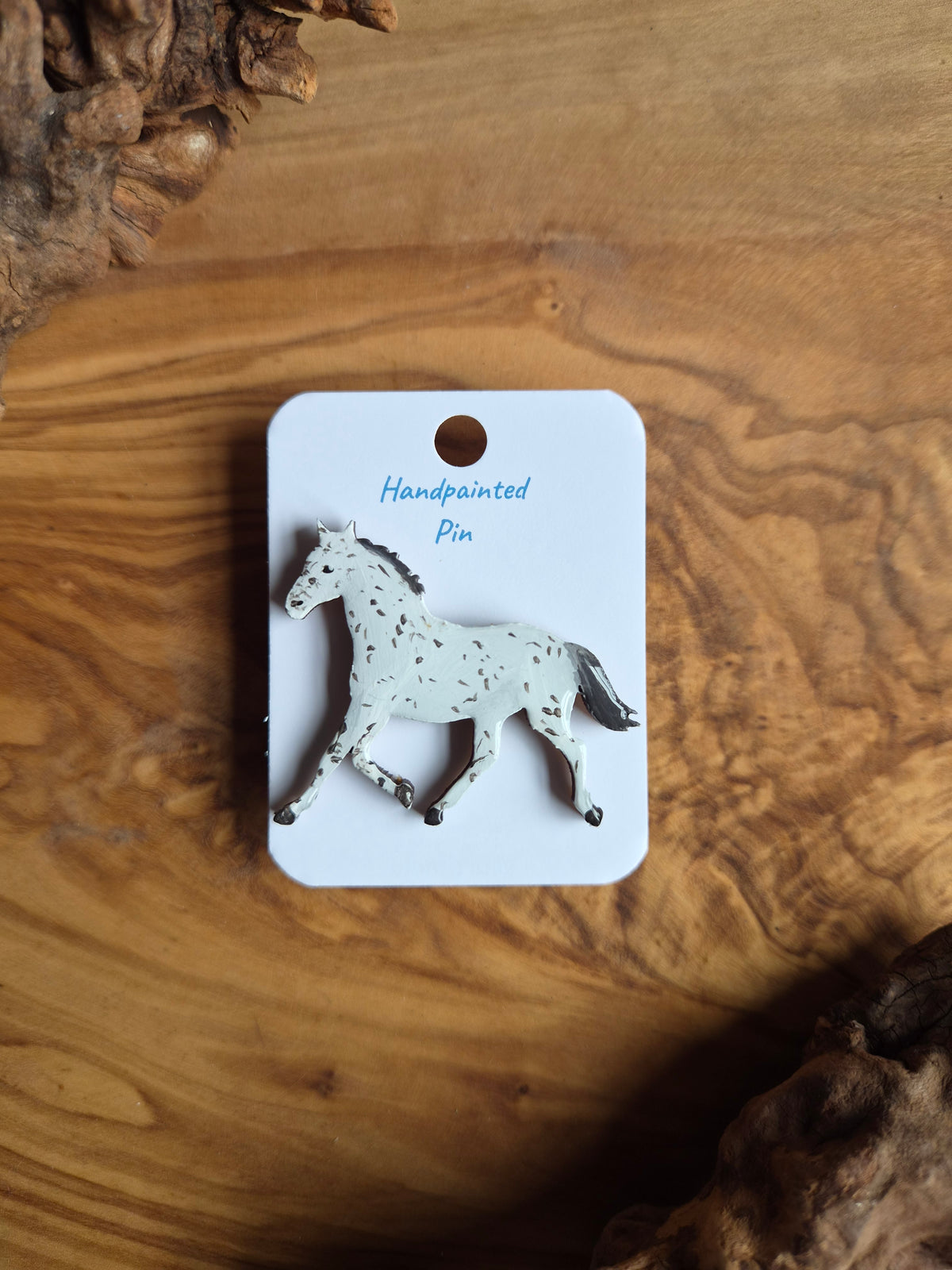 Horse Pins – Hand-Painted Wooden Pin Badge