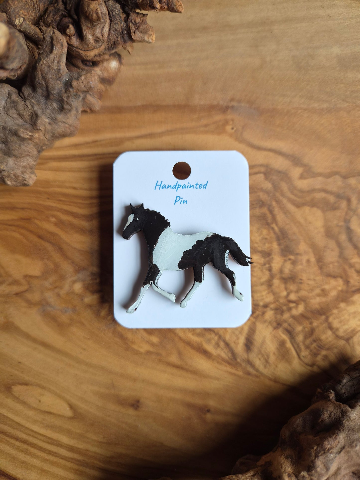 Horse Pins – Hand-Painted Wooden Pin Badge
